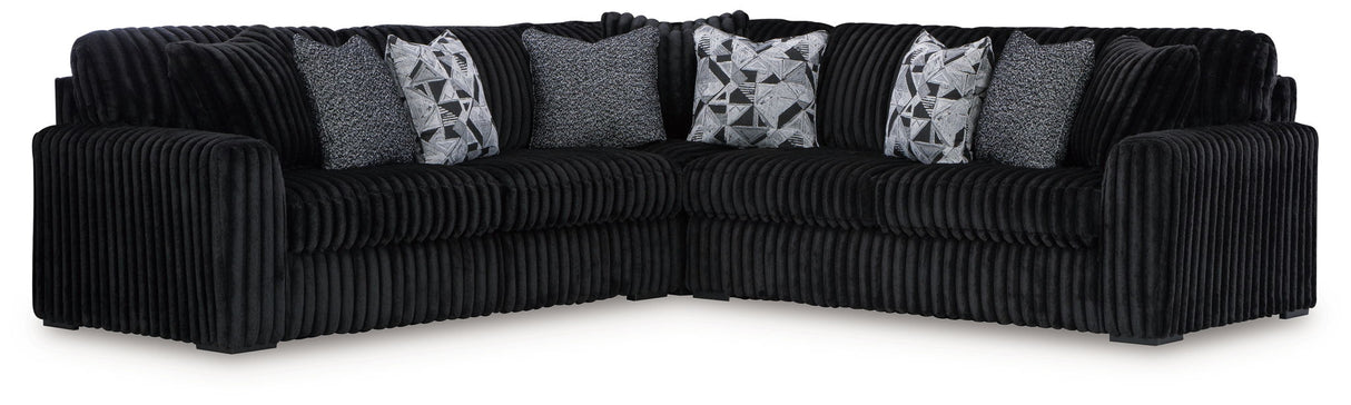 Midnight-Madness - Sectional Set by Signature Design by Ashley® | Bel Furniture