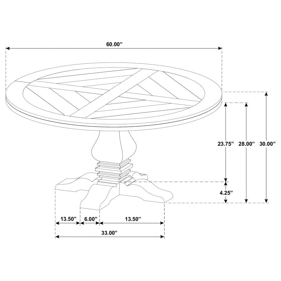 Florence - Round Dining Table Set