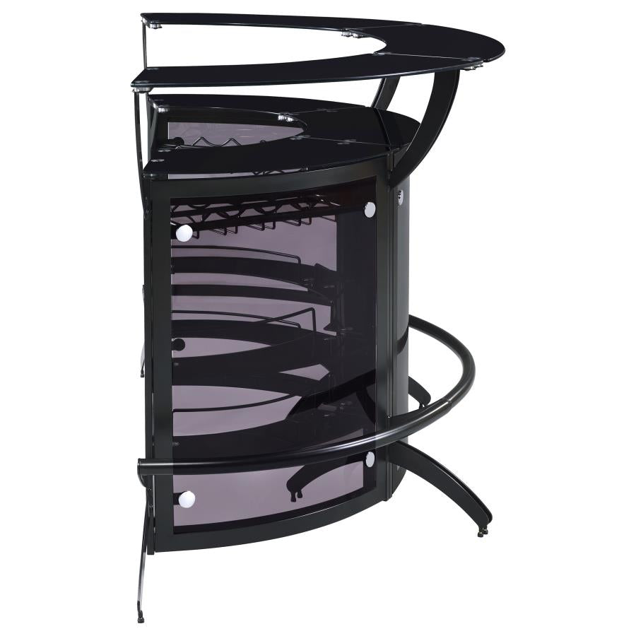 Dallas - 3-Piece Curved Freestanding Home Bar Cabinet