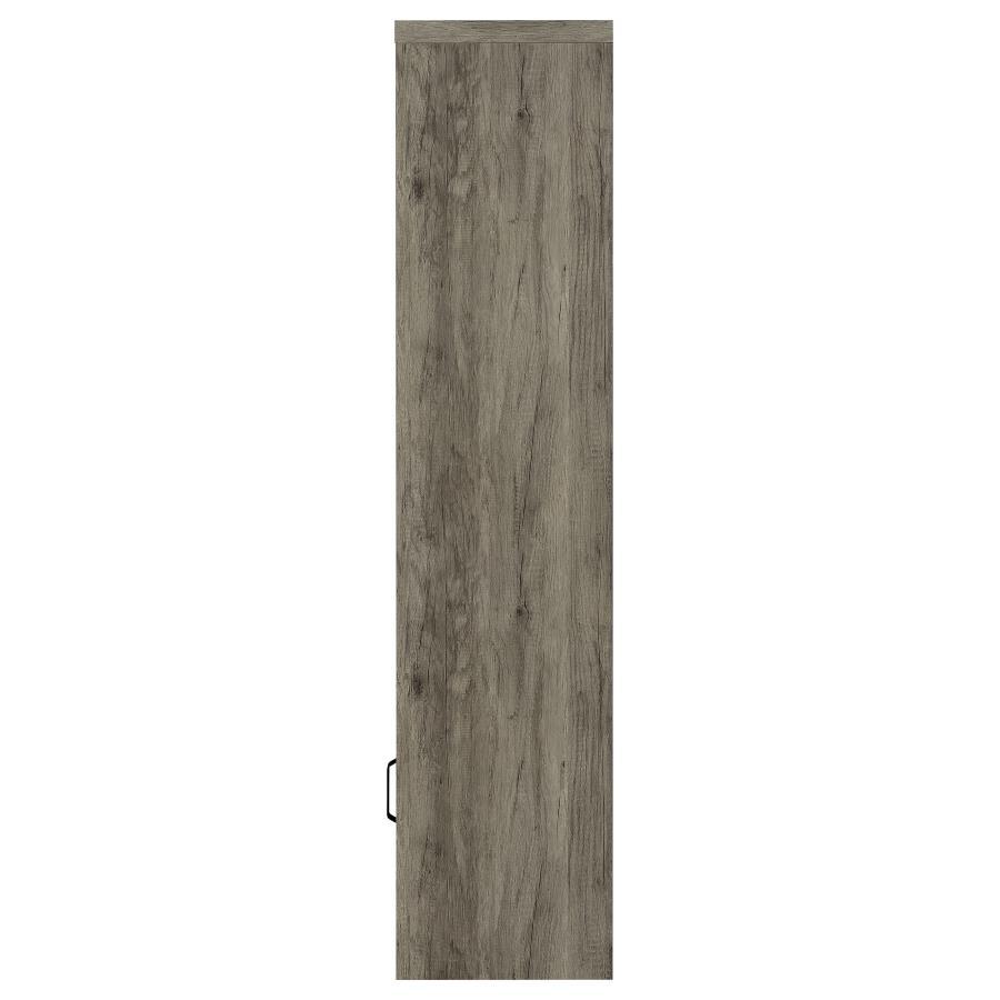 Burke - 3-Shelf Engineered Wood Media Tower - Gray Driftwood by Coaster Fine Furniture | Bel Furniture