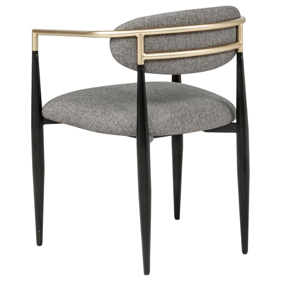 Alexis - Fabric Upholstered Dining Arm Chair (Set of 2)