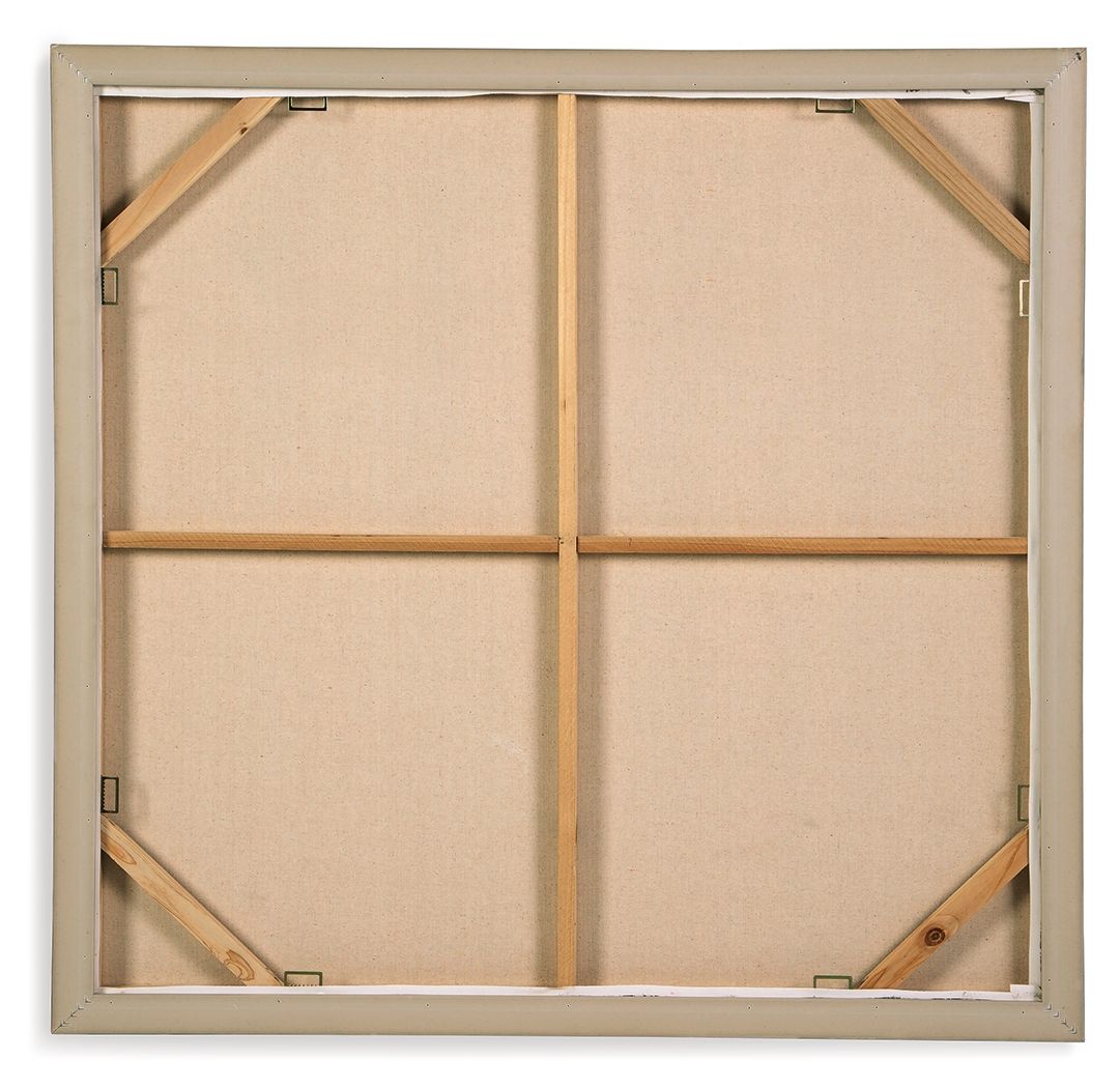 Weatheridge - Grey / Gold - Wall Art by Signature Design by Ashley® | Bel Furniture