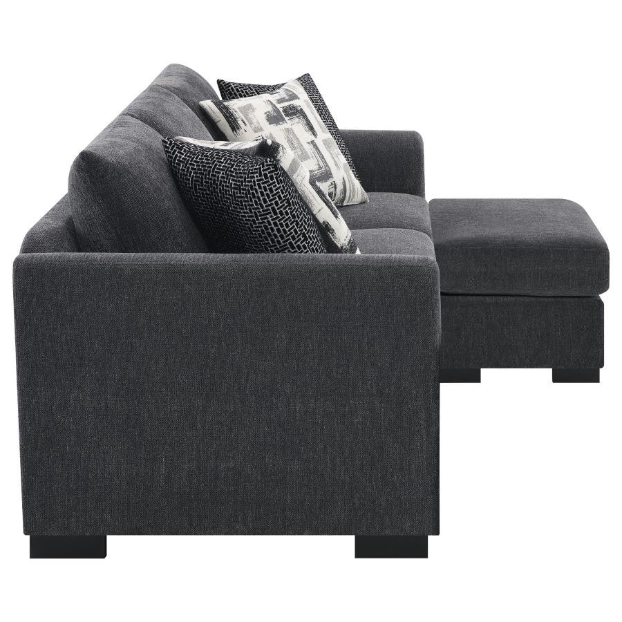 Storey - Upholstered Sleeper Sectional Chaise Sofa by CoasterEveryday | Bel Furniture