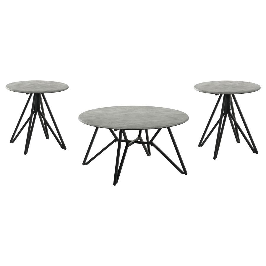Hadi - Round Smarttop Coffee Table Set by Coaster Fine Furniture | Bel Furniture