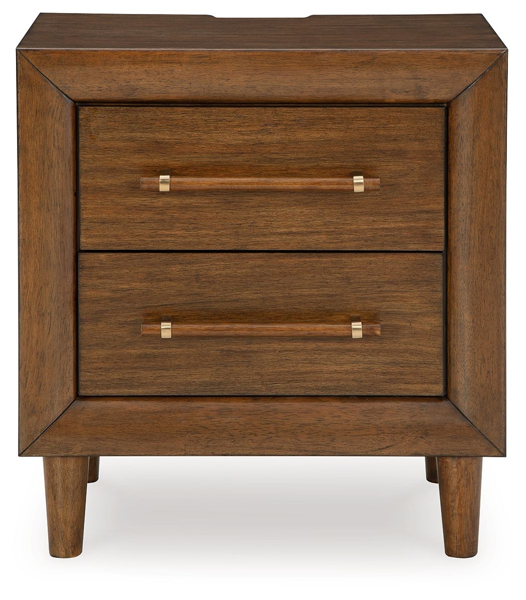 Lyncott - Brown - Two Drawer Night Stand by Signature Design by Ashley® | Bel Furniture