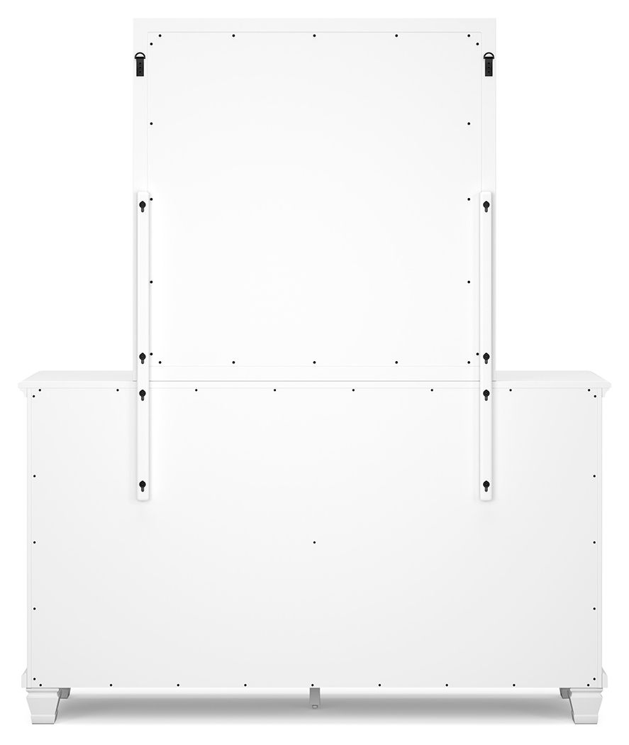 Fortman - White - Dresser And Mirror by Signature Design by Ashley® | Bel Furniture