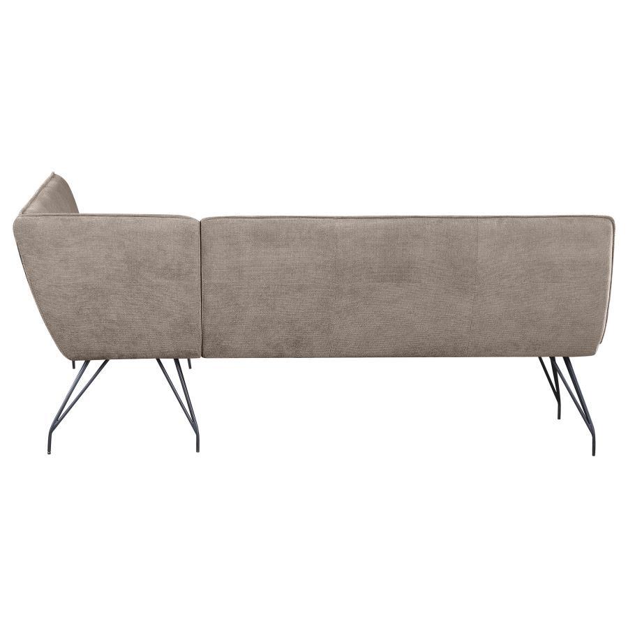 Dodson - Fabric Upholstered L-Shaped Nook Dining Bench by Coaster Fine Furniture | Bel Furniture