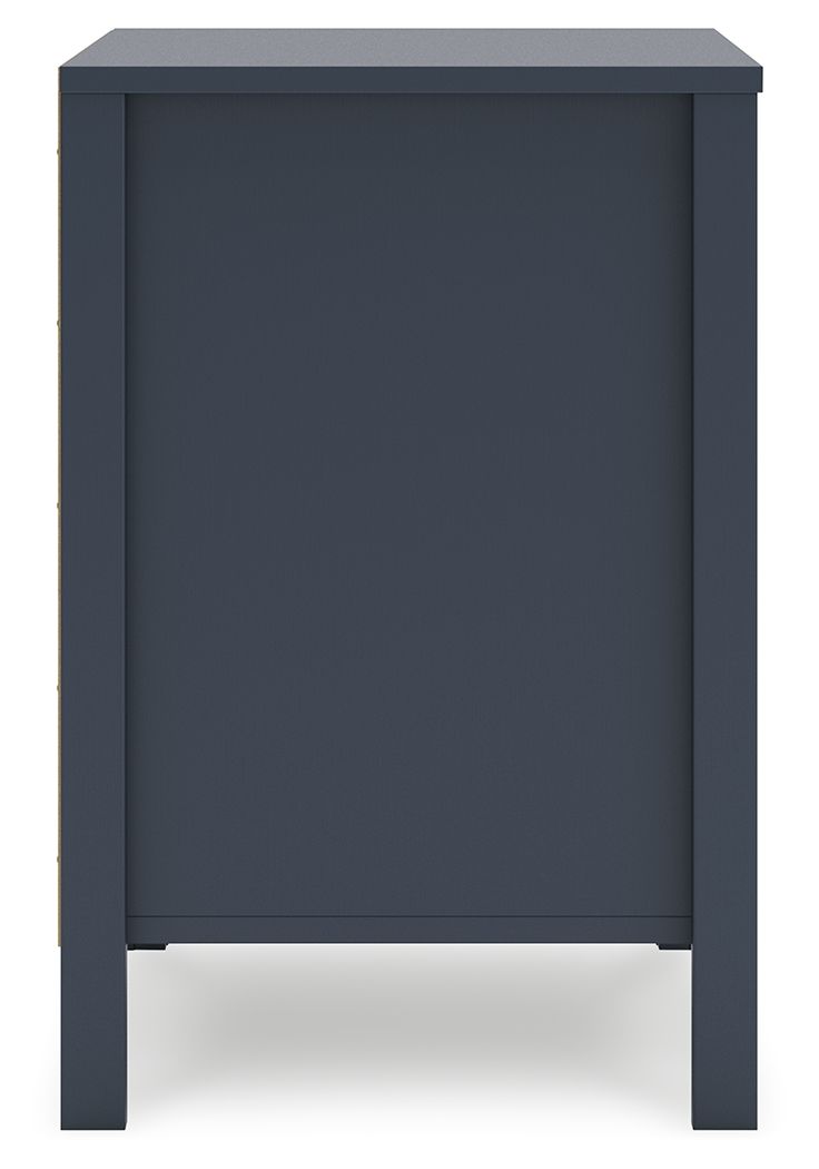 Simmenfort - Navy Blue - Two Drawer Night Stand by Signature Design by Ashley® | Bel Furniture