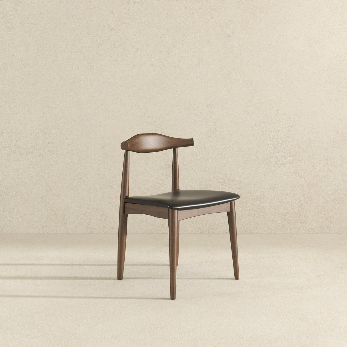 Destiny - Dining Chairs (Set of 2) - Black / Dark Brown