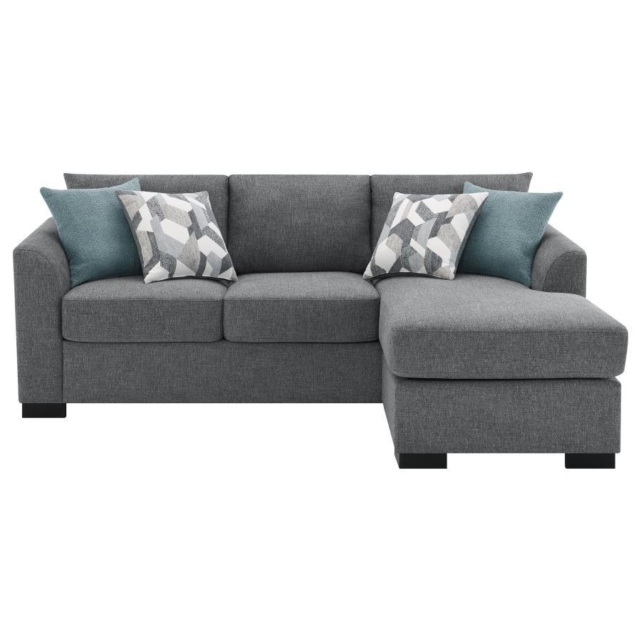 Storey - Upholstered Sleeper Sectional Chaise Sofa by CoasterEveryday | Bel Furniture