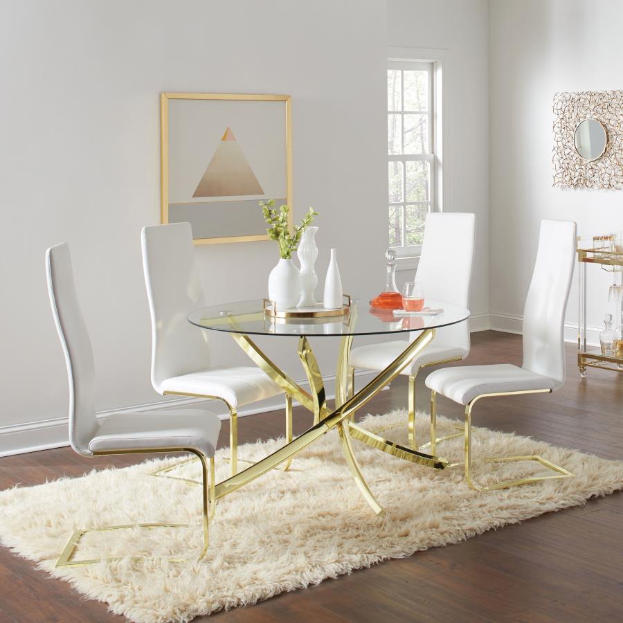 Montclair - Upholstered Dining Side Chair (Set of 4) - White