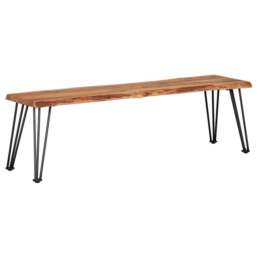 Sherman - Wood Dining Bench - Natural Acacia