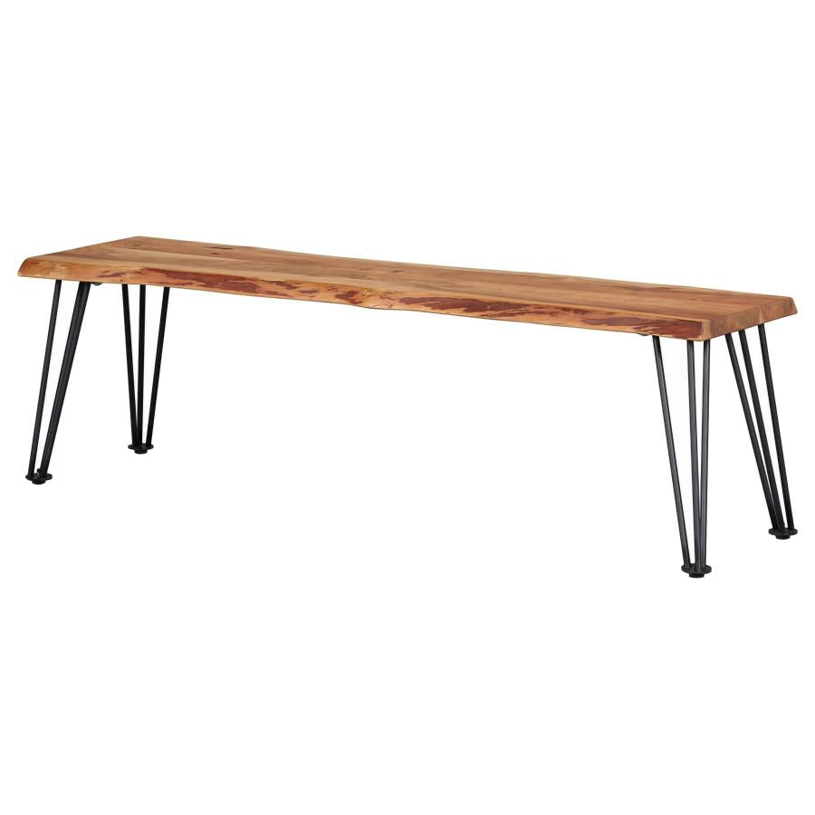Sherman - Wood Dining Bench - Natural Acacia