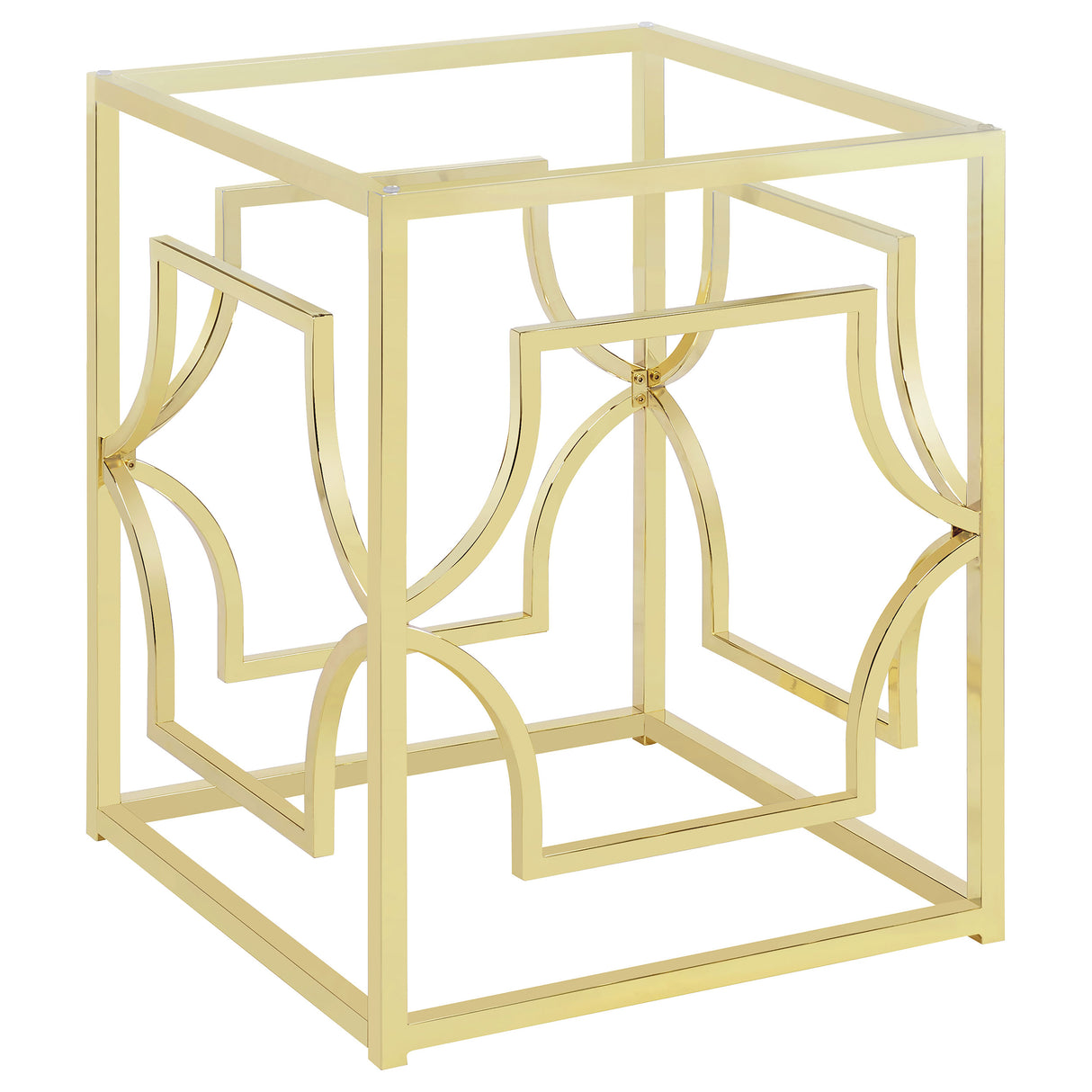 Starlight Square Metal Dining Table Base