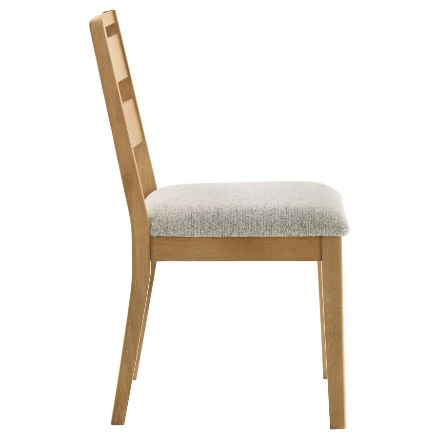 Duncan - Ladder Back Dining Side Chair (Set of 2) - Washed Oak