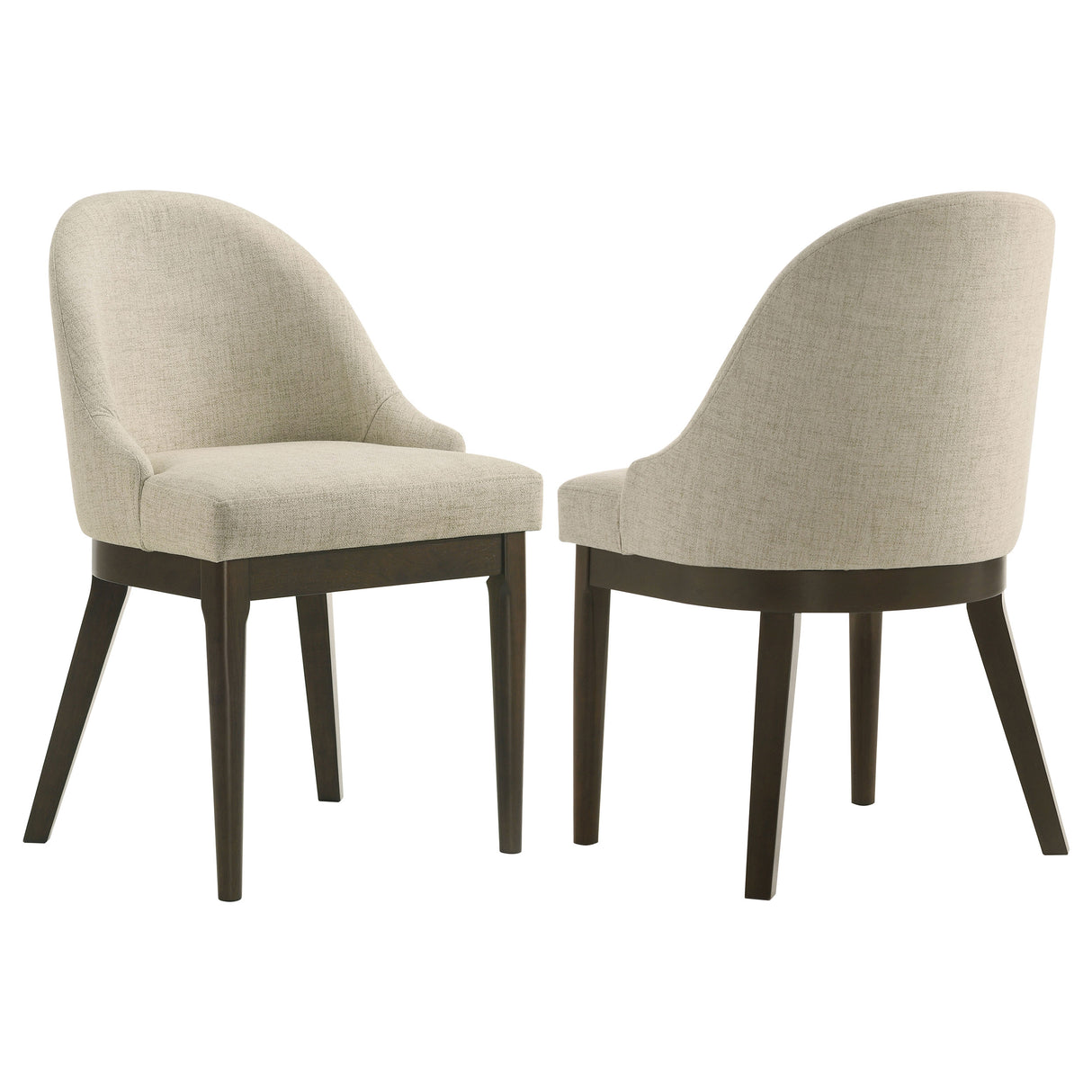 Reseda - Upholstered Dining Side Chair (Set of 2) - Beige
