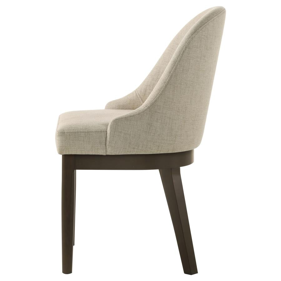 Reseda - Upholstered Dining Side Chair (Set of 2) - Beige