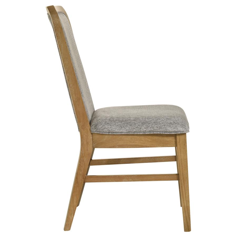 Croyden - Dining Side Chair (Set of 2) - Gray / Weathered Natural