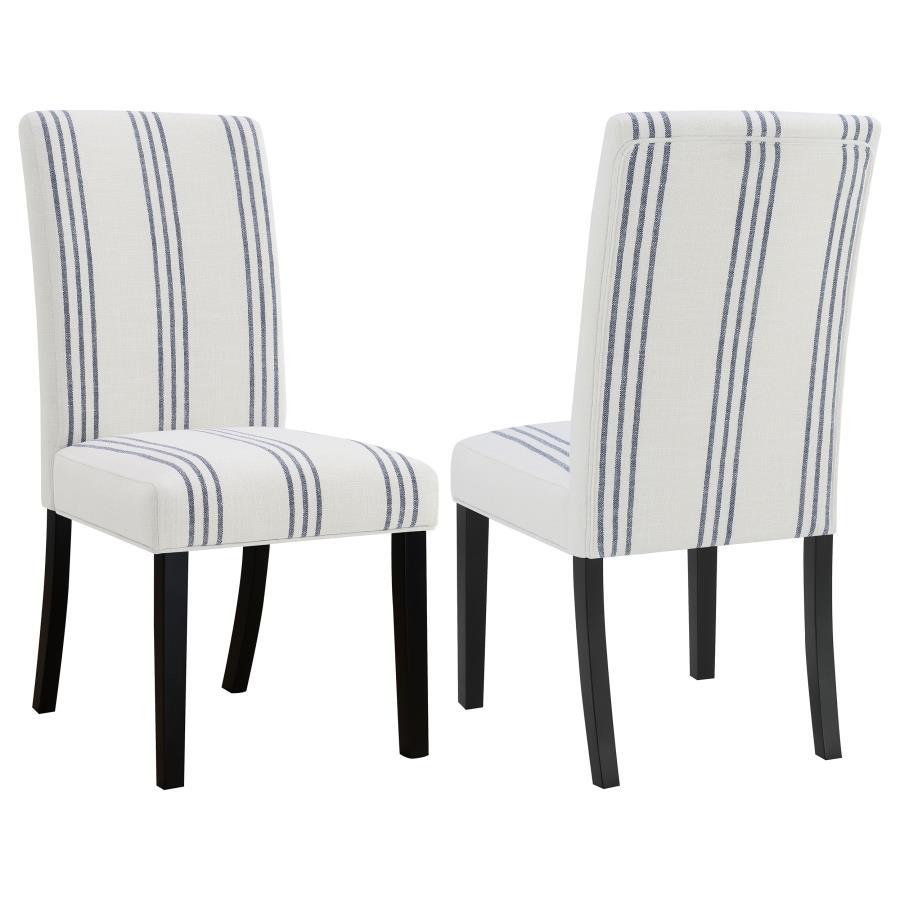 Herran - Upholstered Dining Side Chair (Set of 2) - Beige by Coaster Fine Furniture | Bel Furniture