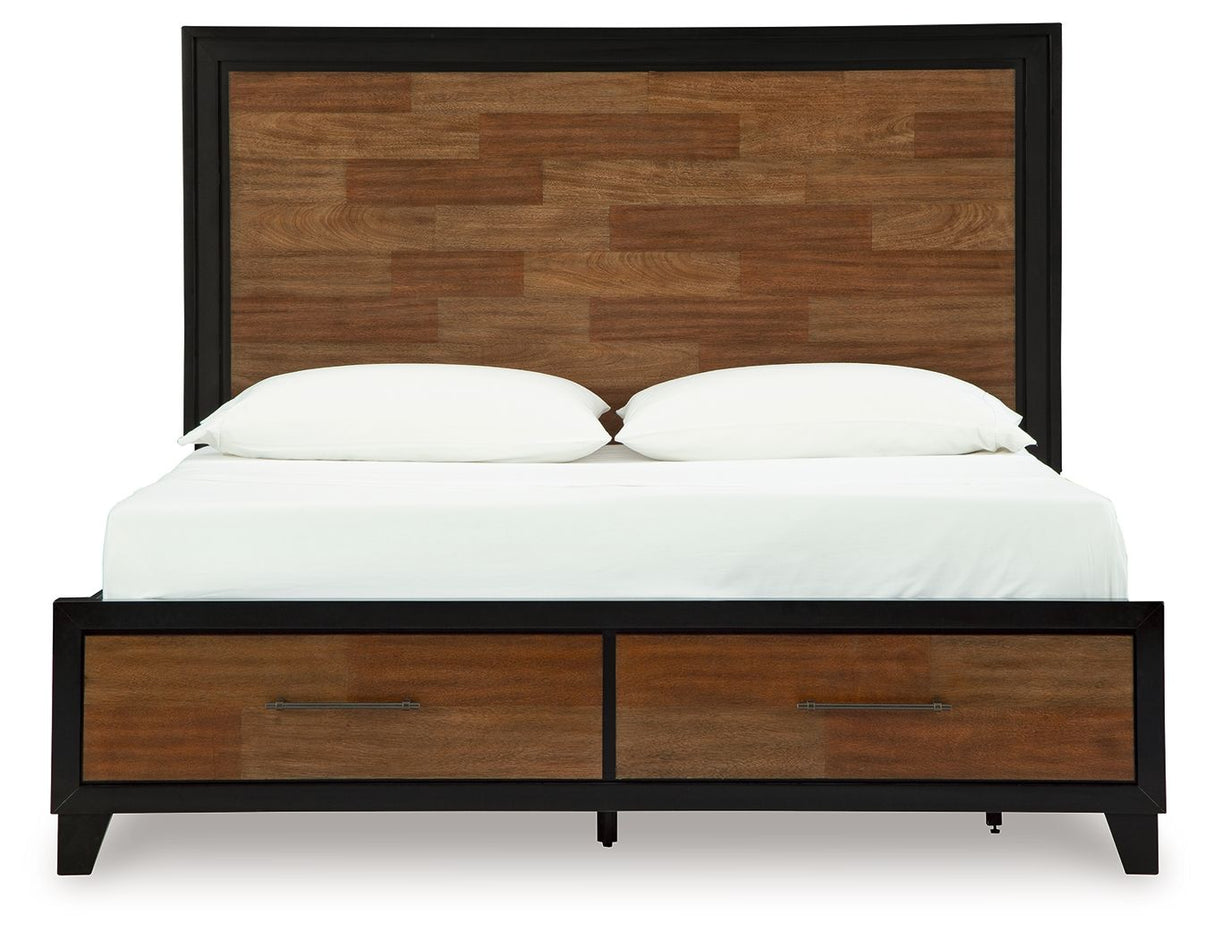 Kraeburn - Panel Storage Bed by Benchcraft® | Bel Furniture