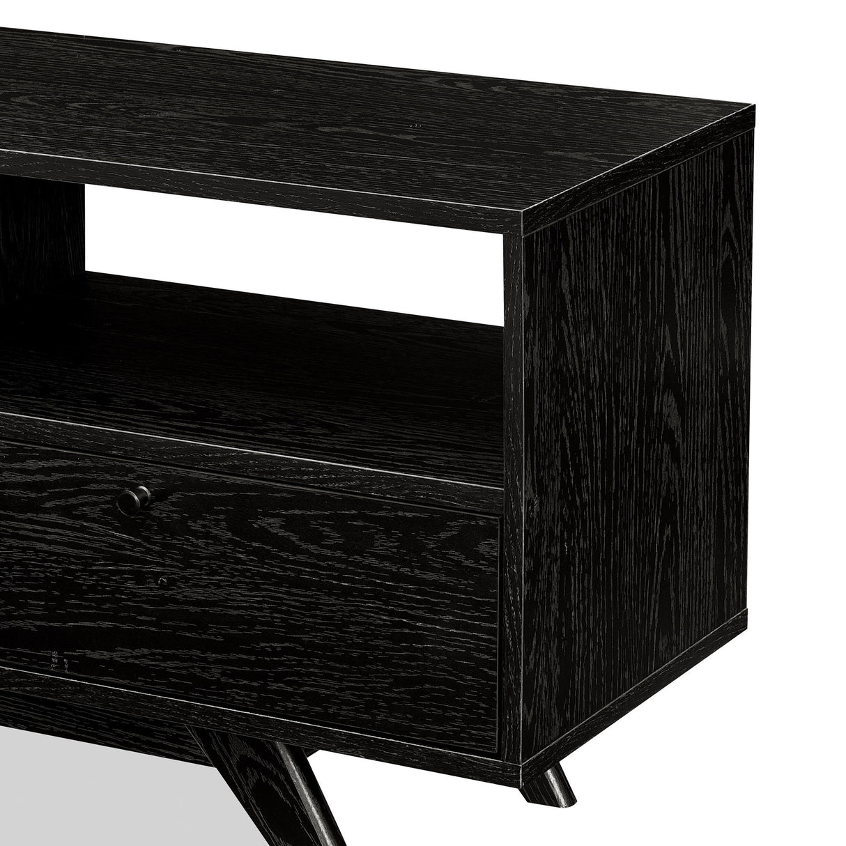 Modern Scandi 3 Door Low Profile TV Stand For TVs Up To 80" by Walker Edison | Bel Furniture