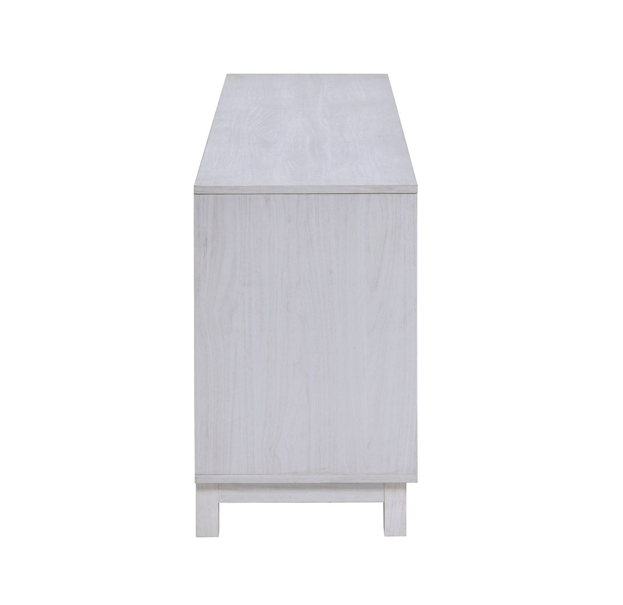 Summit - TV Stand Console With Fireplace - White Walnut Finish by Lilola Home | Bel Furniture