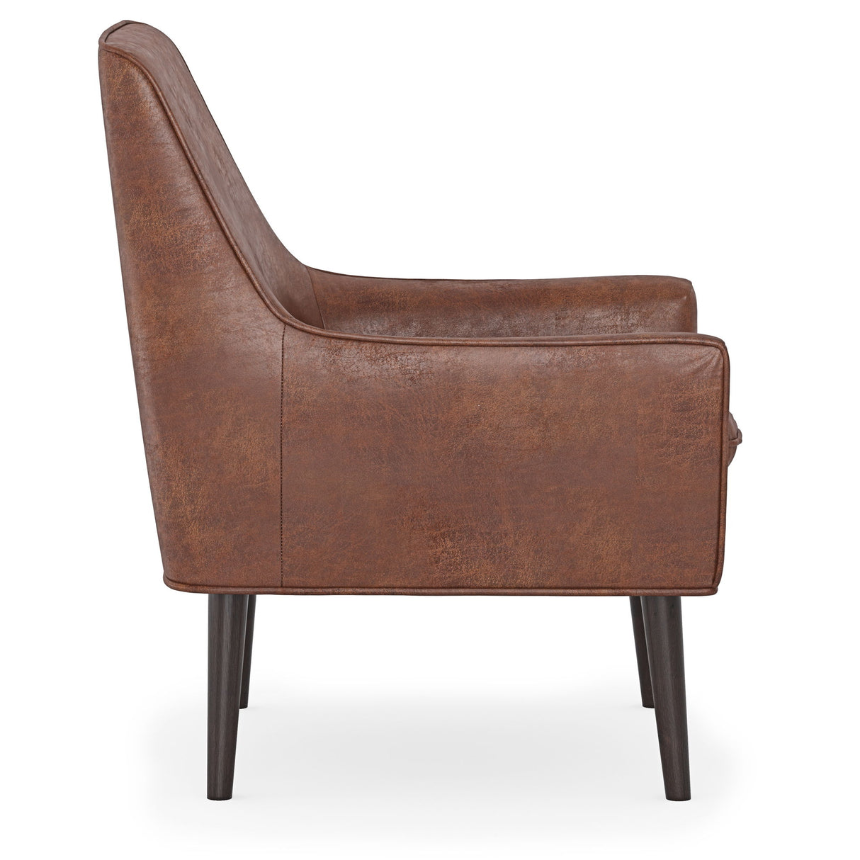Robson - Accent Chair - Distressed Saddle Brown by Simpli-Home | Bel Furniture