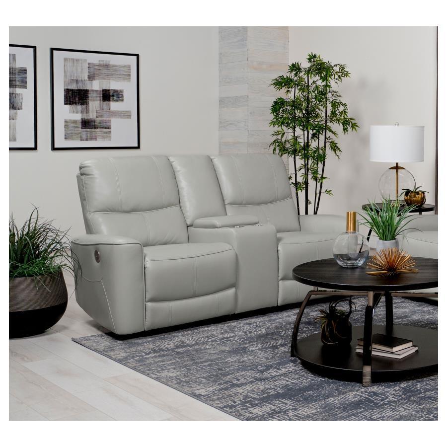 Greenfield - Upholstered Power Reclining Loveseat by Coaster Fine Furniture | Bel Furniture
