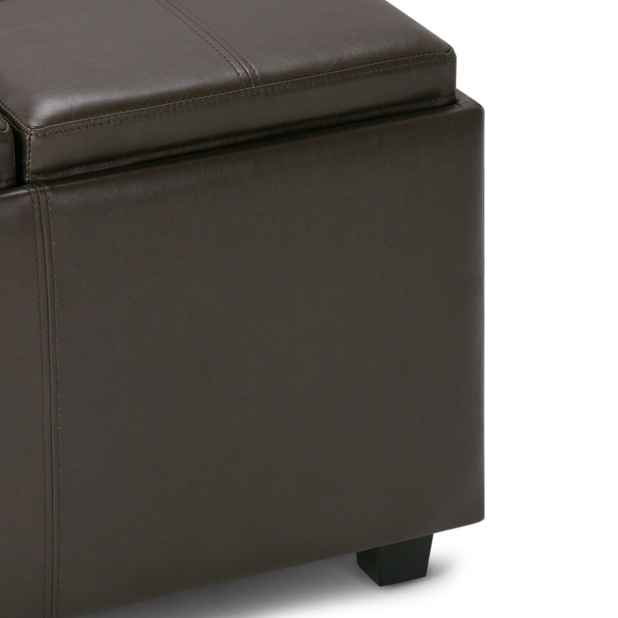 Avalon - Upholstered Storage Ottoman by Simpli-Home | Bel Furniture