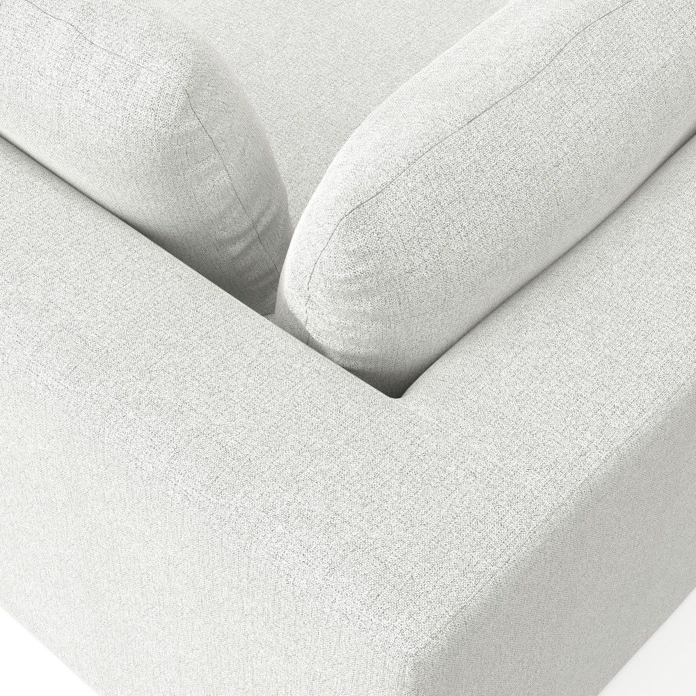 Jasmine - Right Arm Sofa Module - Gray by Simpli-Home | Bel Furniture