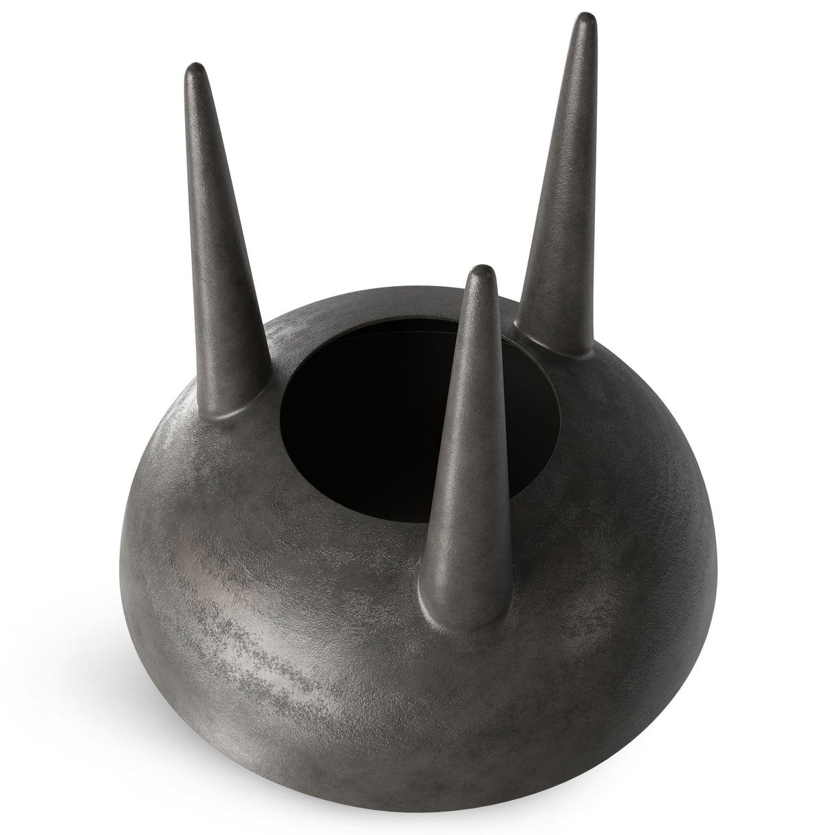 Otto - Cast Aluminum Side Table - Black by Simpli-Home | Bel Furniture