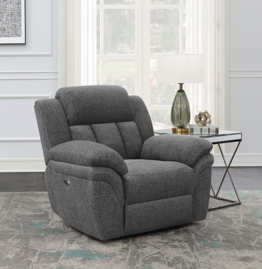 Bahrain - Upholstered Glider Recliner by CoasterEssence | Bel Furniture