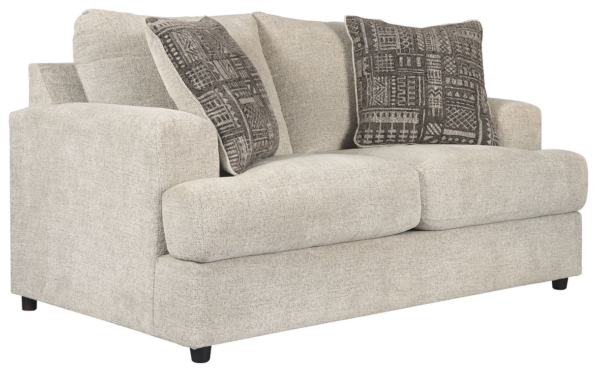 Soletren - Stationary Loveseat Beige by Signature Design by Ashley® | Bel Furniture