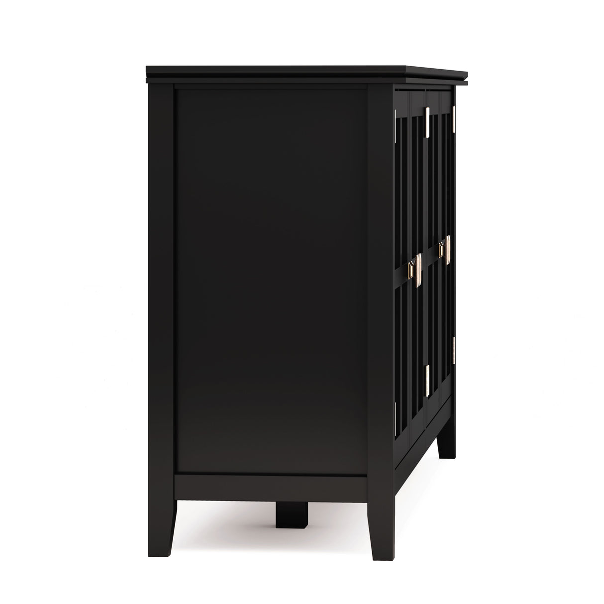 Artisan - Handcrafted Wide 4 Door Storage Cabinet by Simpli-Home | Bel Furniture