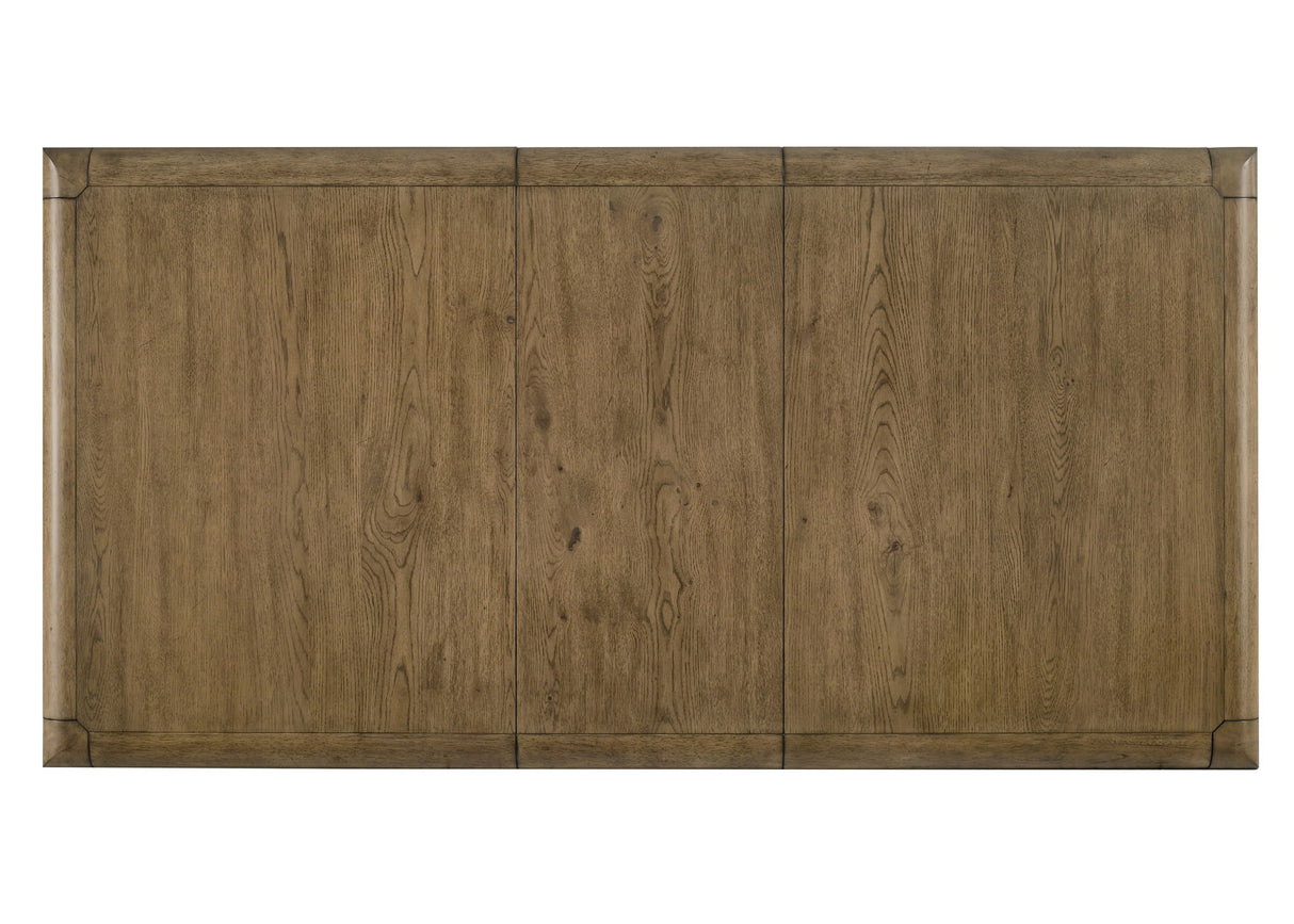Cockrell - Dining Table ( With 18" Leaf) - Light Brown