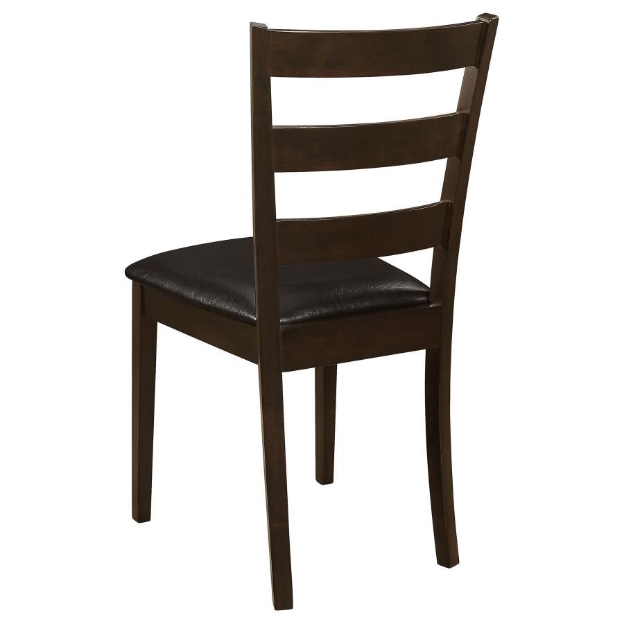 Guillen - 5 Piece Rectangular Dining Table Set - Cappuccino by CoasterEveryday | Bel Furniture