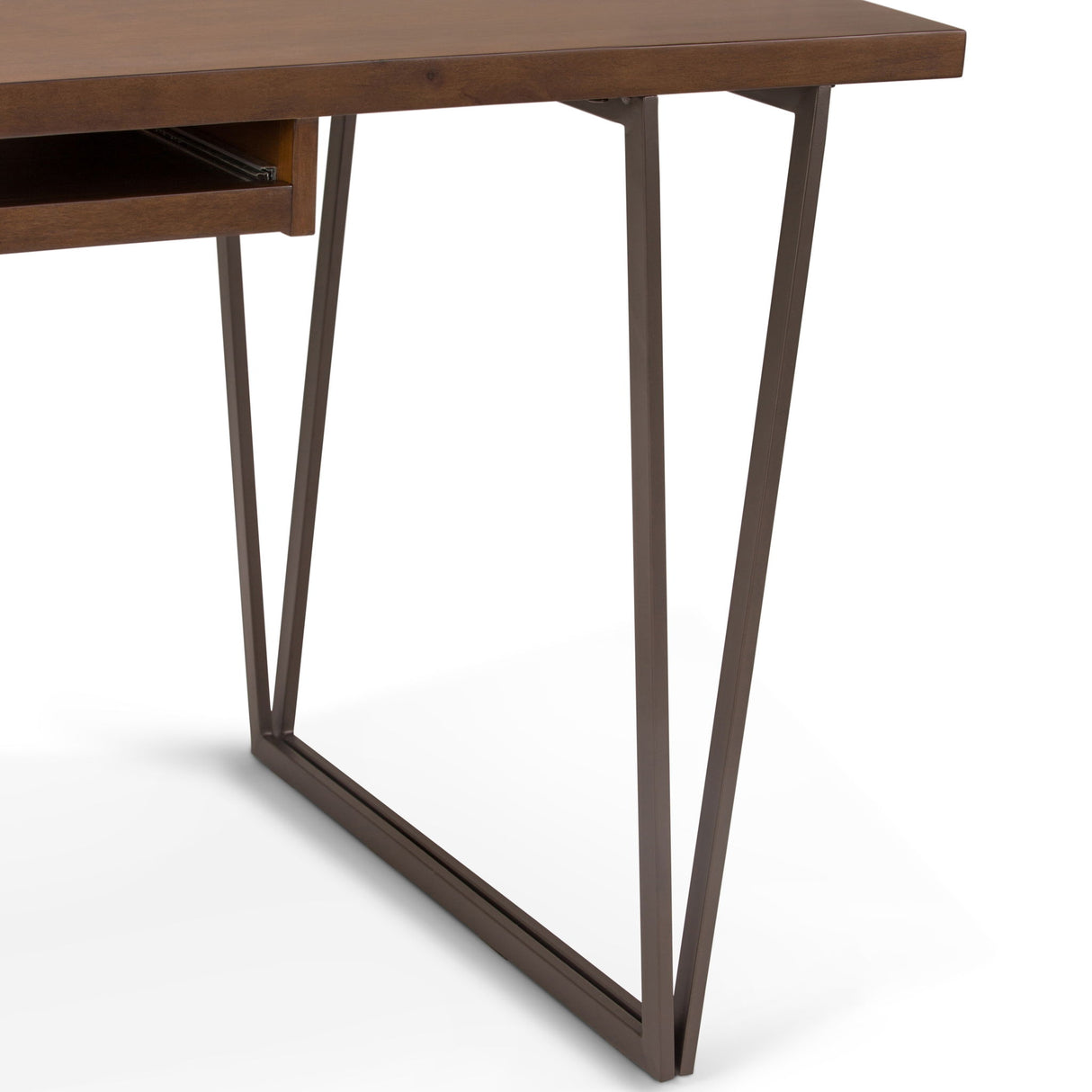 Ryder - Desk - Natural Aged Brown by Simpli-Home | Bel Furniture
