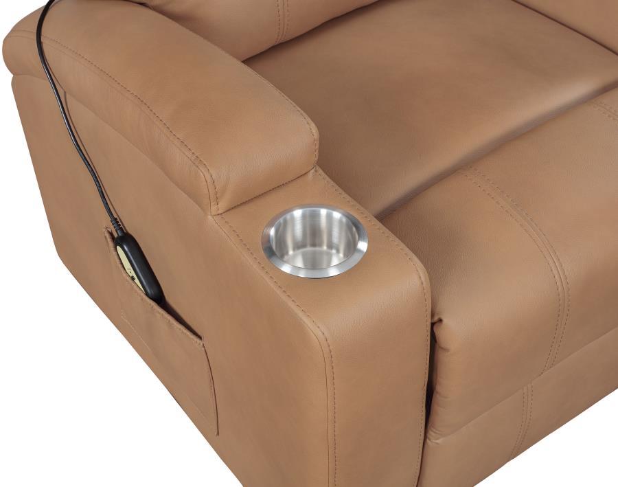 Armstrong - Upholstered Power Lift Massage Recliner by Coaster Fine Furniture | Bel Furniture