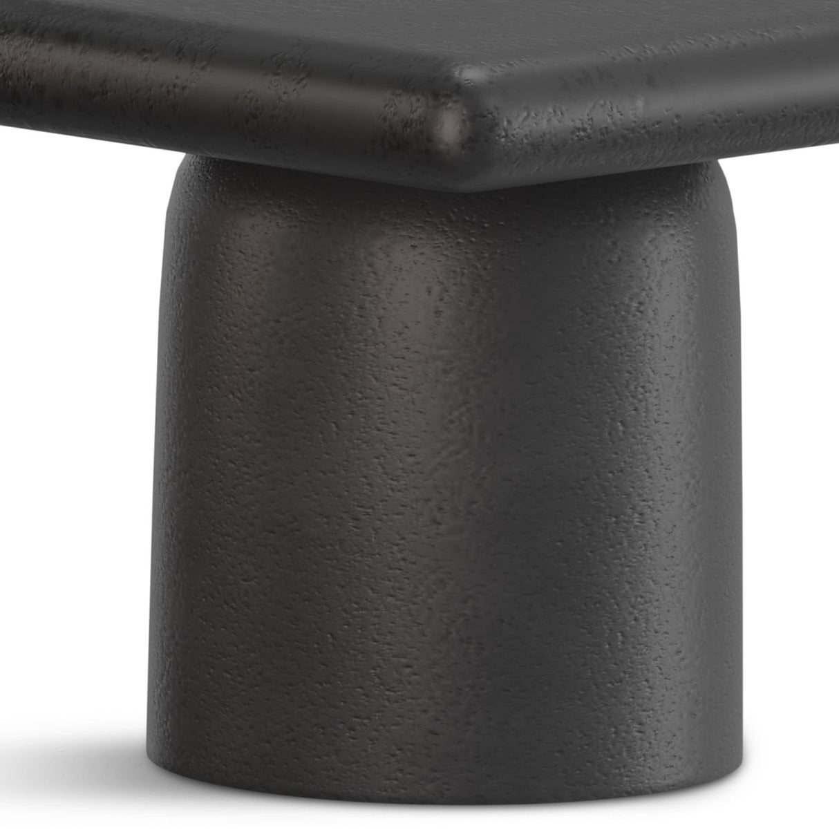 Zachary - 2 Piece Set Cast Aluminum Coffee Table - Black by Simpli-Home | Bel Furniture