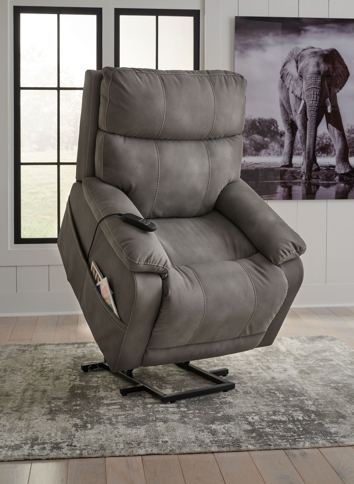 Next-Gen Durapella - Power Lift Recliner by Signature Design by Ashley® | Bel Furniture