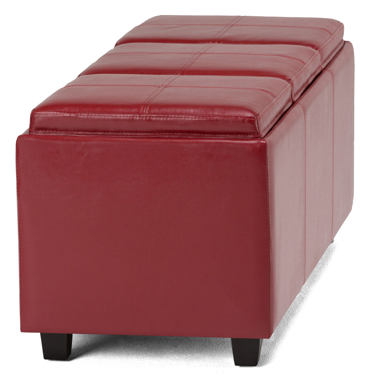 Avalon - Upholstered Storage Ottoman by Simpli-Home | Bel Furniture