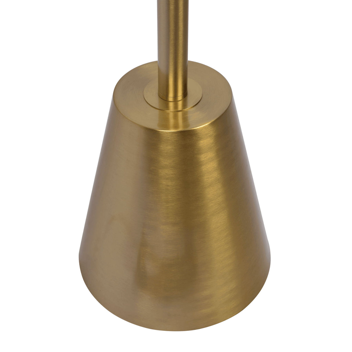 Lumina - Floor Lamp With Rotary Switch Triple Spots Cone Base - Gold by Ashcroft Furniture | Bel Furniture