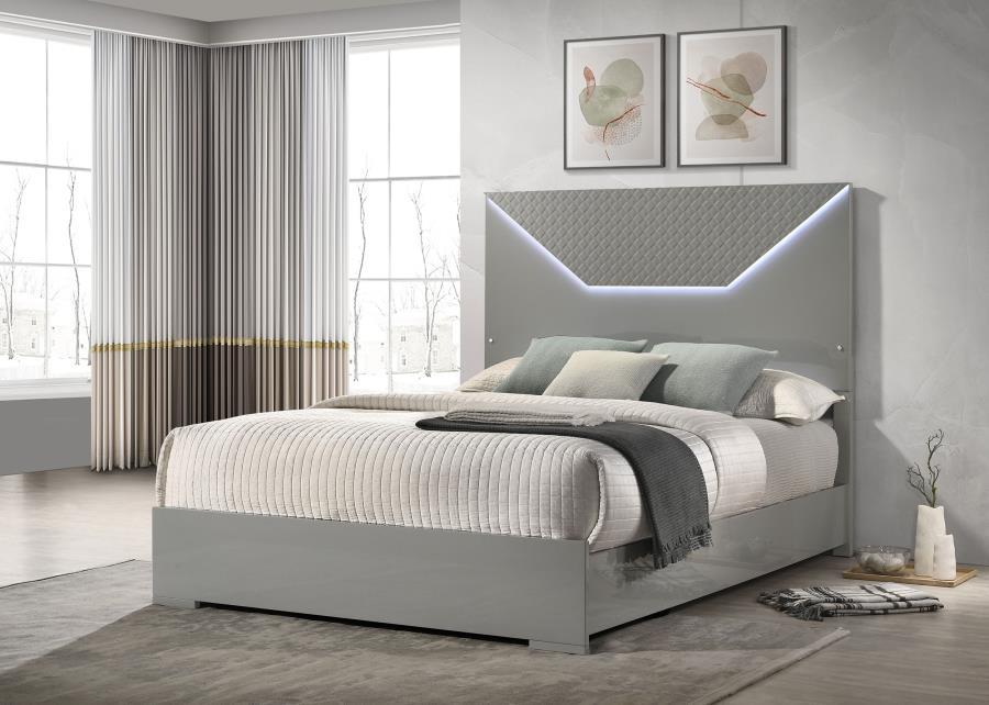 Ives - Panel Bed LED Headboard by Coaster Fine Furniture | Bel Furniture