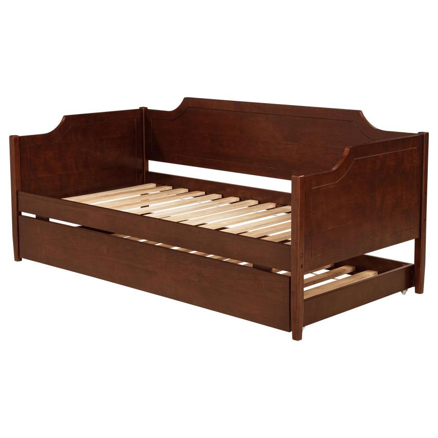 Redding - Wood Twin Daybed With Trundle - Cherry by Coaster Fine Furniture | Bel Furniture