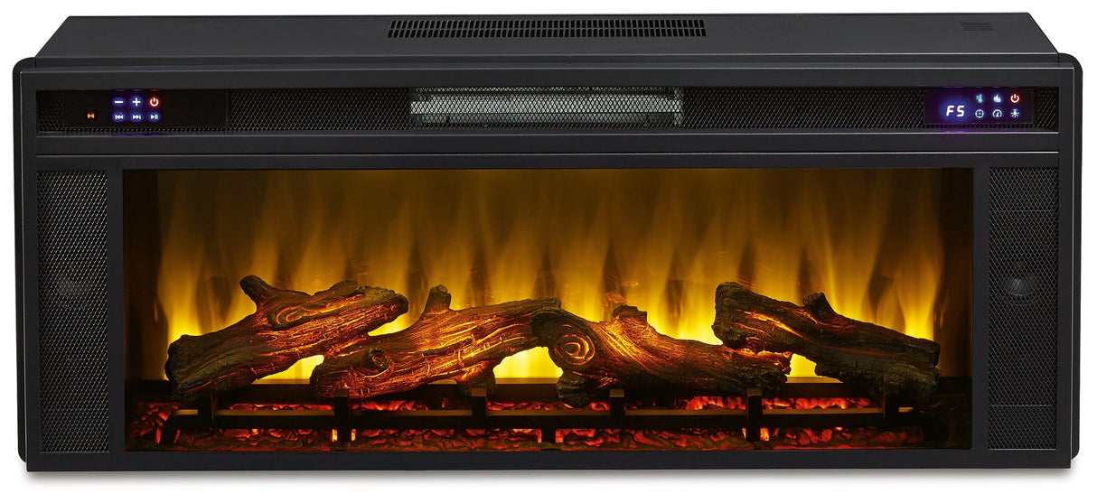 Entertainment Accessories - Black - Fireplace Insert - Rectangular by Signature Design by Ashley® | Bel Furniture