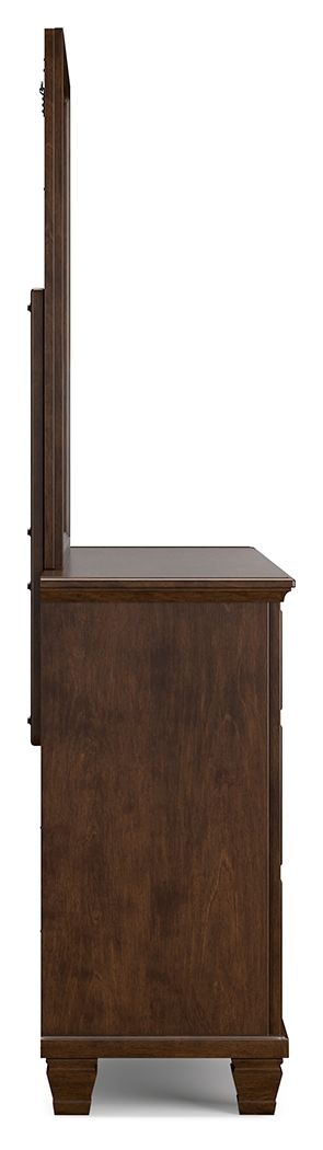 Danabrin - Brown - Dresser And Mirror by Signature Design by Ashley® | Bel Furniture