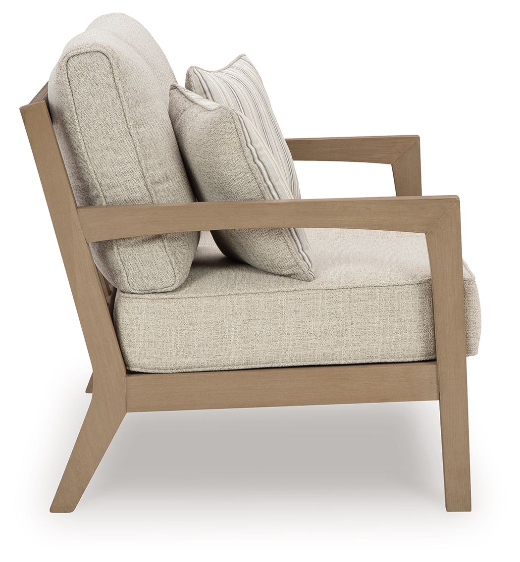 Hallow Creek - Driftwood - Loveseat With Cushion by Signature Design by Ashley® | Bel Furniture