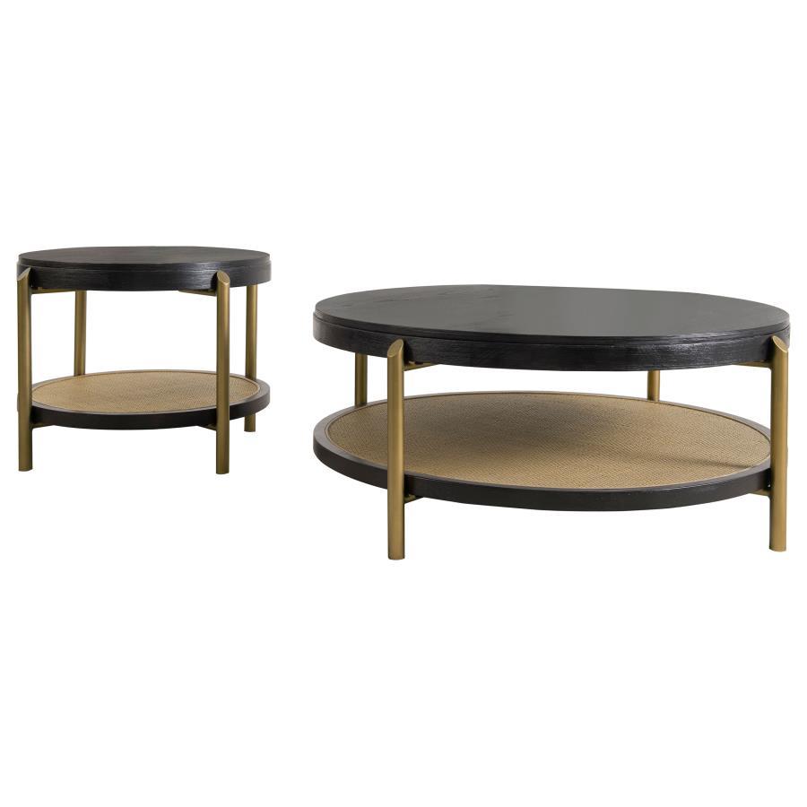 Arini - Round Coffee And End Table Set by Coaster Fine Furniture | Bel Furniture