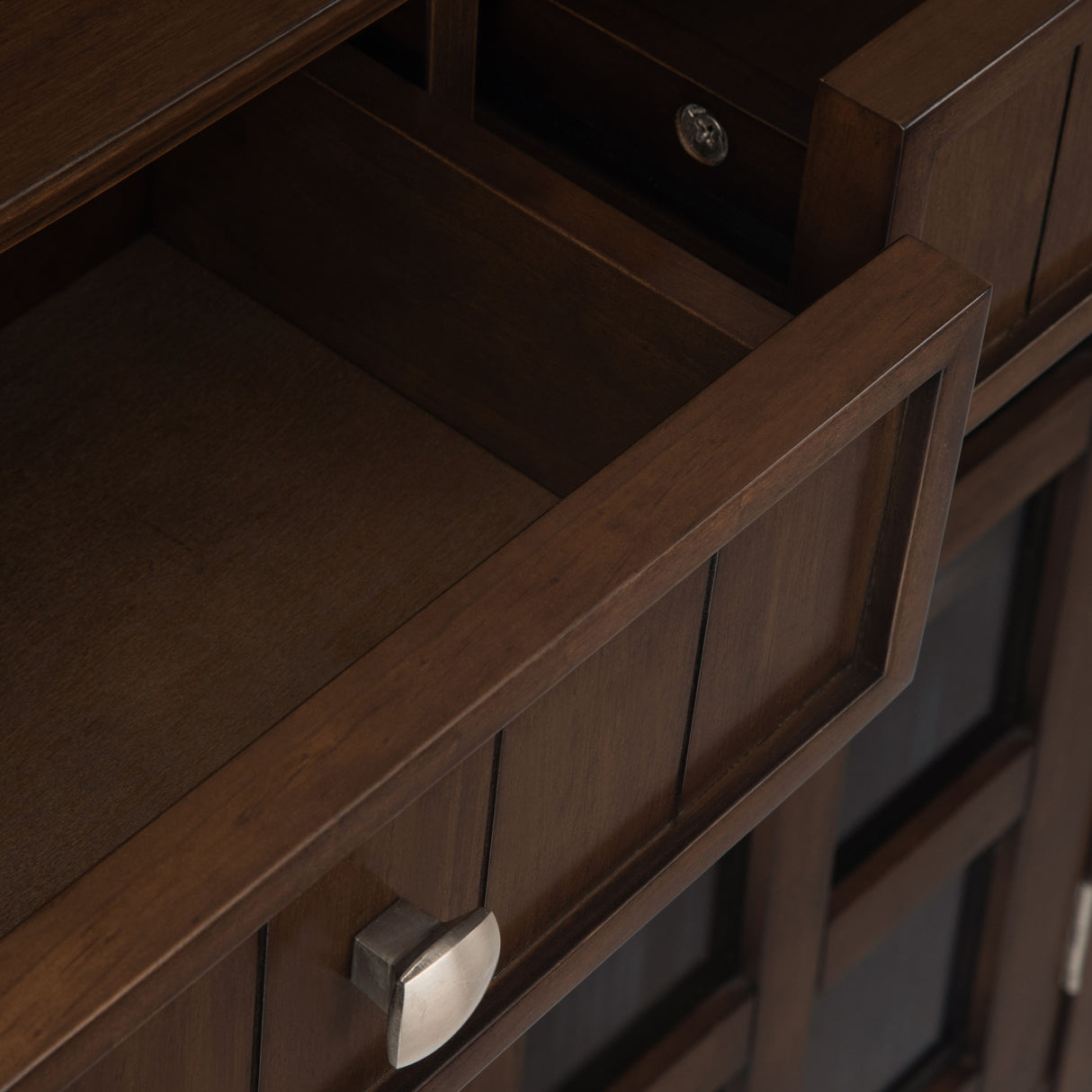 Acadian - Handcrafted Entryway Storage Cabinet by Simpli-Home | Bel Furniture