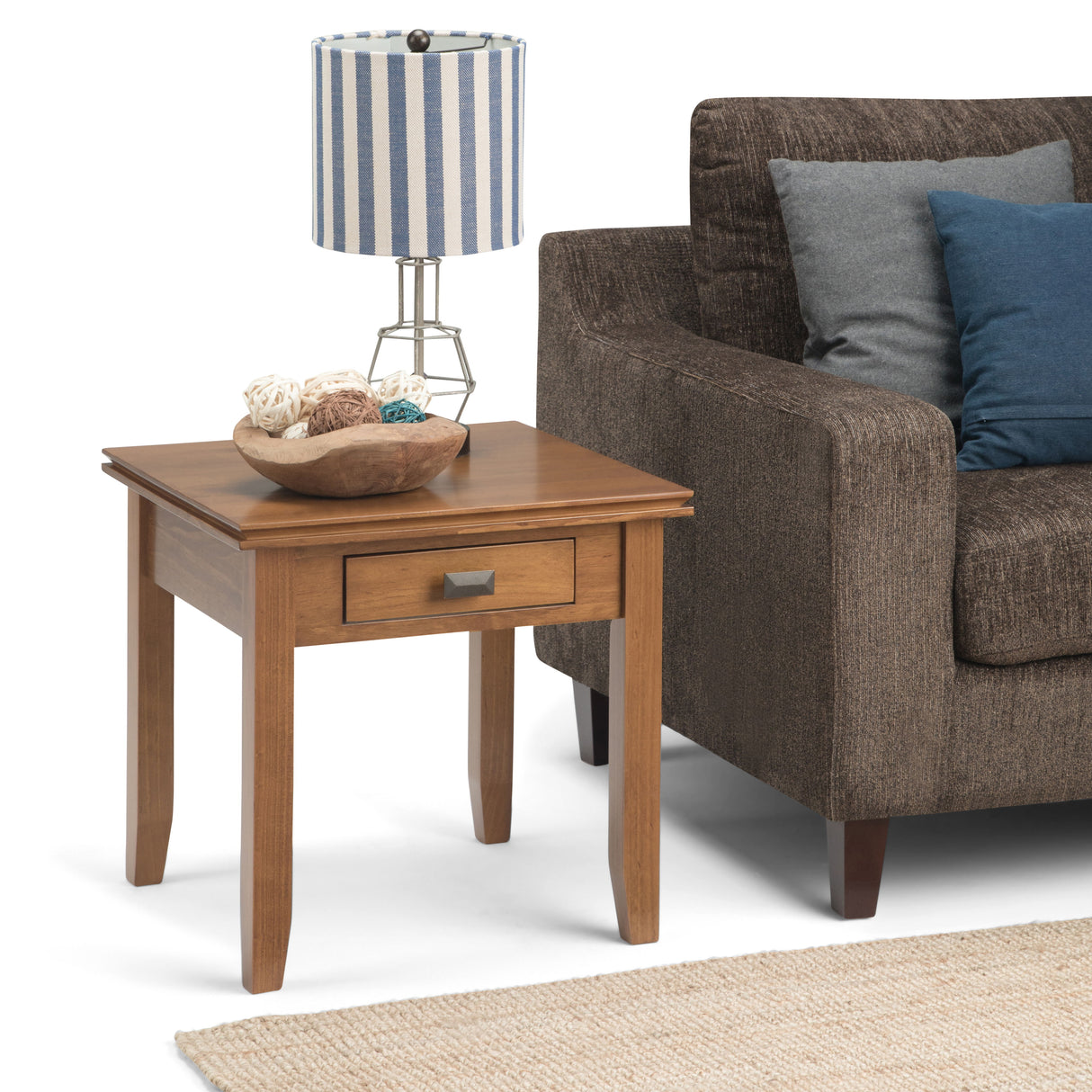 Artisan - Handcrafted End Table by Simpli-Home | Bel Furniture